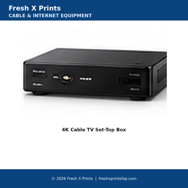 4K Cable TV Set-Top Box